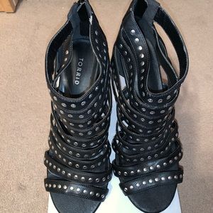 Black Torrid size 12w heels